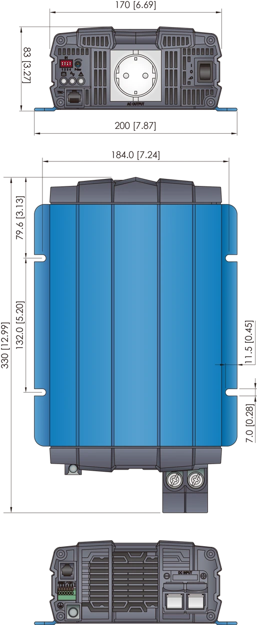 COTEK SP-Serie Rein Sinus Wechselrichter 700-4000 Watt - DC/AC - GPC-Offroad