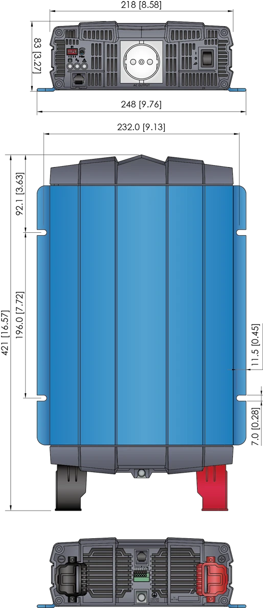 COTEK SP-Serie Rein Sinus Wechselrichter 700-4000 Watt - DC/AC - GPC-Offroad