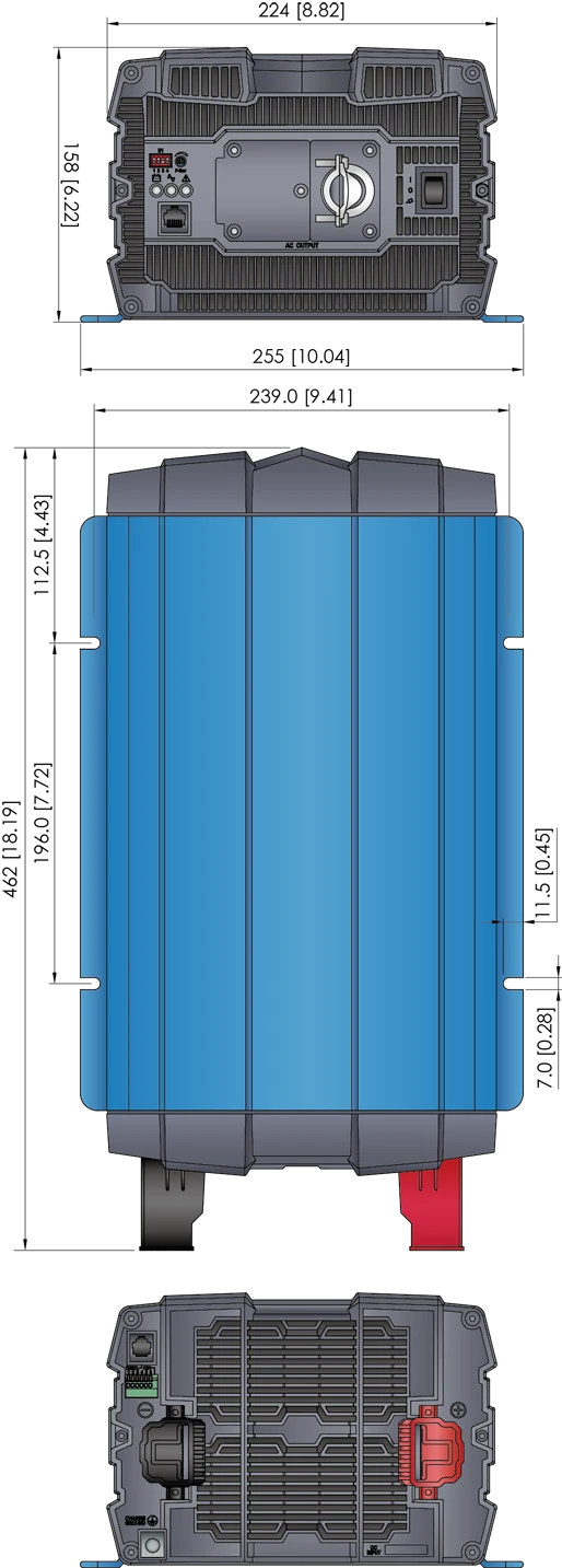 COTEK SP-Serie Rein Sinus Wechselrichter 700-4000 Watt - DC/AC - GPC-Offroad