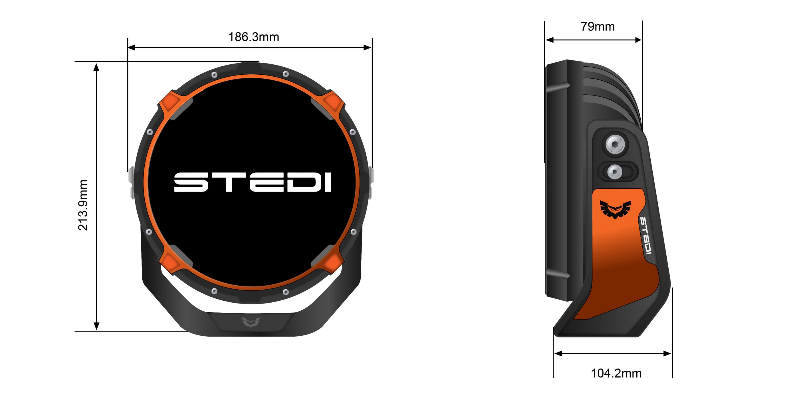 STEDI Type-X™ Pro Plus 7" (mit DRL) Käfig (2 Stk.)