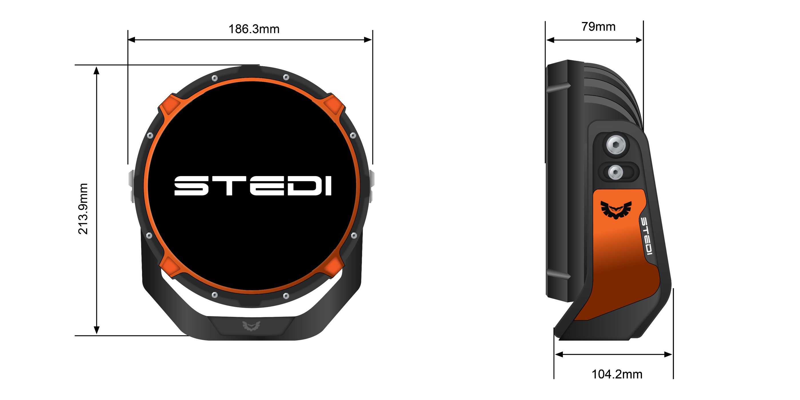 STEDI Type-X™ Pro Plus 7" (ohne DRL) Käfig (2 Stk.)