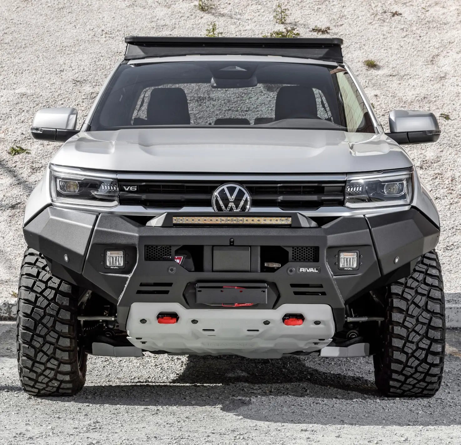 RIVAL4x4 Alu HD-Seilwindenstoßstange für Volkswagen Amarok (2023+) - GPC-Offroad