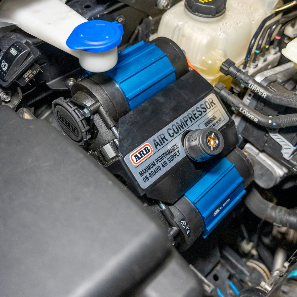 Universal engine bay mount air compressor for Ford Ranger (2022+) - Pirate CAMP CO.