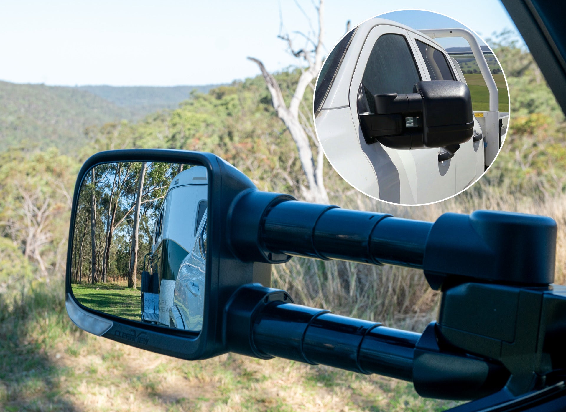 ClearView Rückspiegel Heavy Duty Toyota Hilux N90 (ab 2025+) - COMPACT