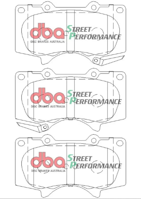 DBA Performance Brakes - Mitsubishi Pajero (2006-2019) -  Street Series Set - T2 (Vorne) - GPC-Offroad