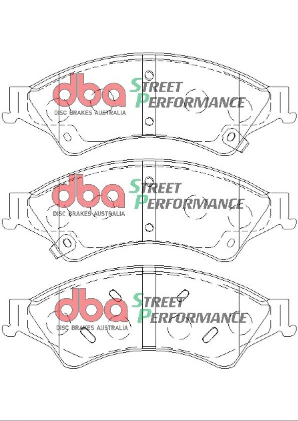 DBA Performance Brakes - VW Amarok 2.0TDI & 3.0TDI (2010-2022) - Bremsbeläge Street Performance - (Vorne)