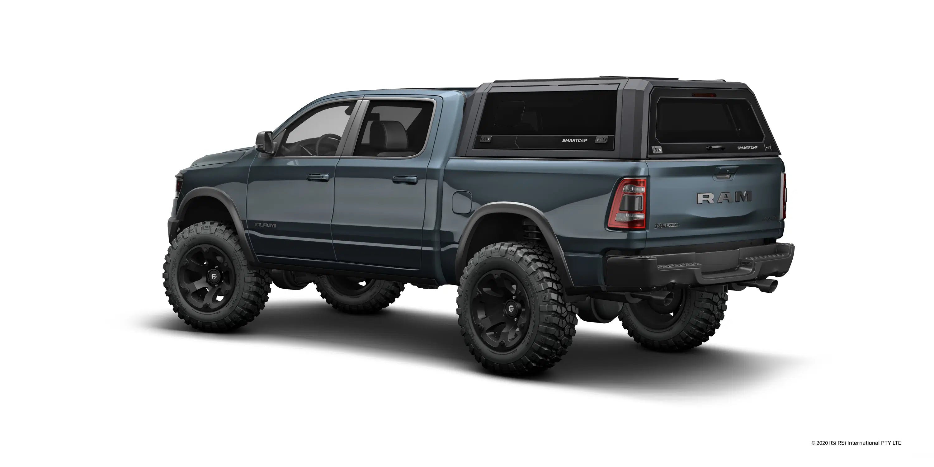 RSI EVO Sport Edelstahl Hardtop - (Dodge) RAM 1500 DoKa (ab 2019-) m. Standard Ladefläche (6,4‘)- Schwarz Matt - GPC-Offroad