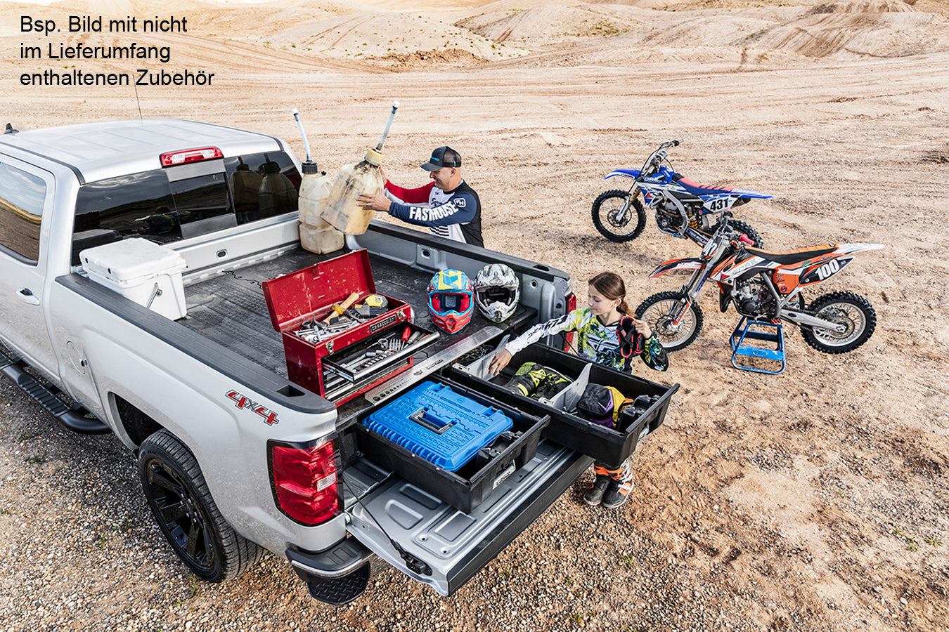 DECKED Schubladensystem Ford F150 Aluminium (ab 2015-)(1981mm, 6.5ft bed) - GPC-Offroad