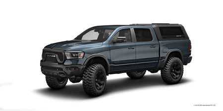 RSI EVO Sport Edelstahl Hardtop - (Dodge) RAM 1500 DoKa (ab 2019-) m. Standard Ladefläche (6,4‘)- Schwarz Matt - GPC-Offroad