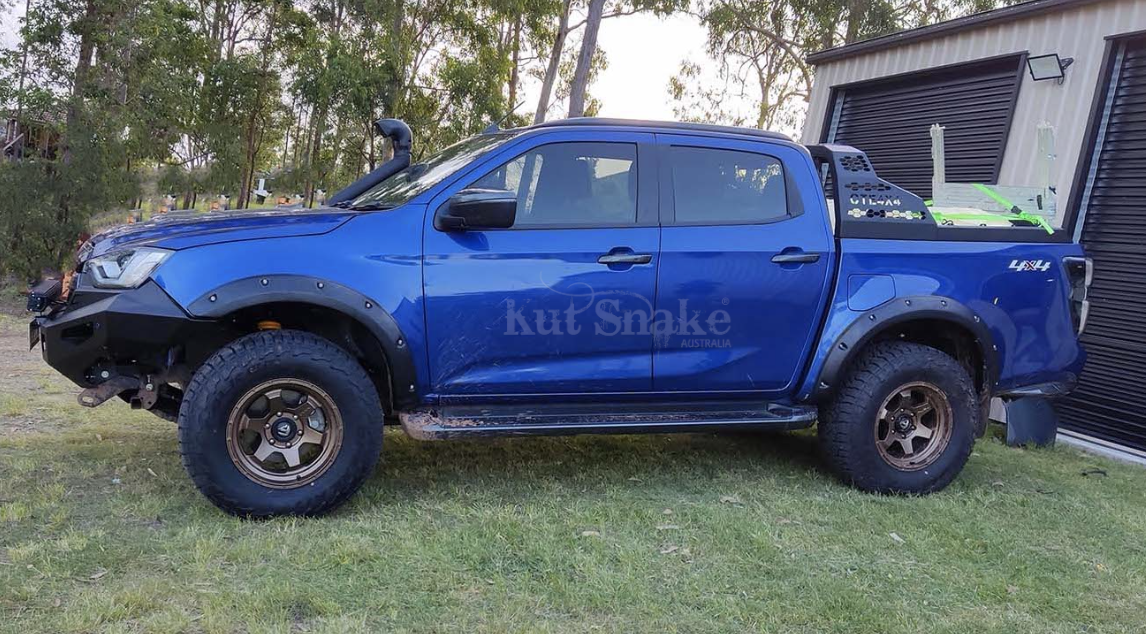 Kut Snake fender flares Isuzu D-Max (from 2020-) 65mm width - structure surface