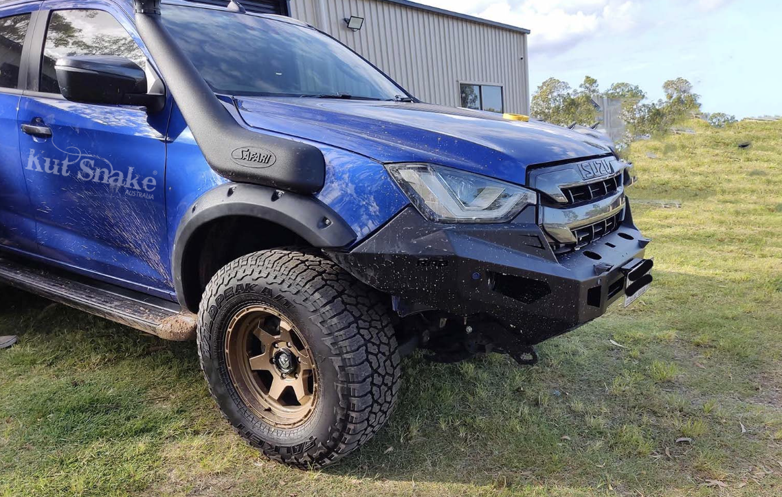 Kut Snake fender flares Isuzu D-Max (from 2020-) 65mm width - structure surface