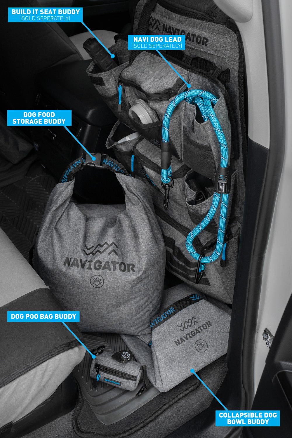 Navigator 3-Teiliges "Dog Travel Set"