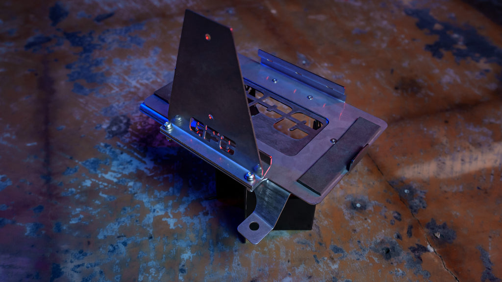 Bracket for additional battery TOYOTA HILUX REVO from '16 for SuperB 100Ah or similar