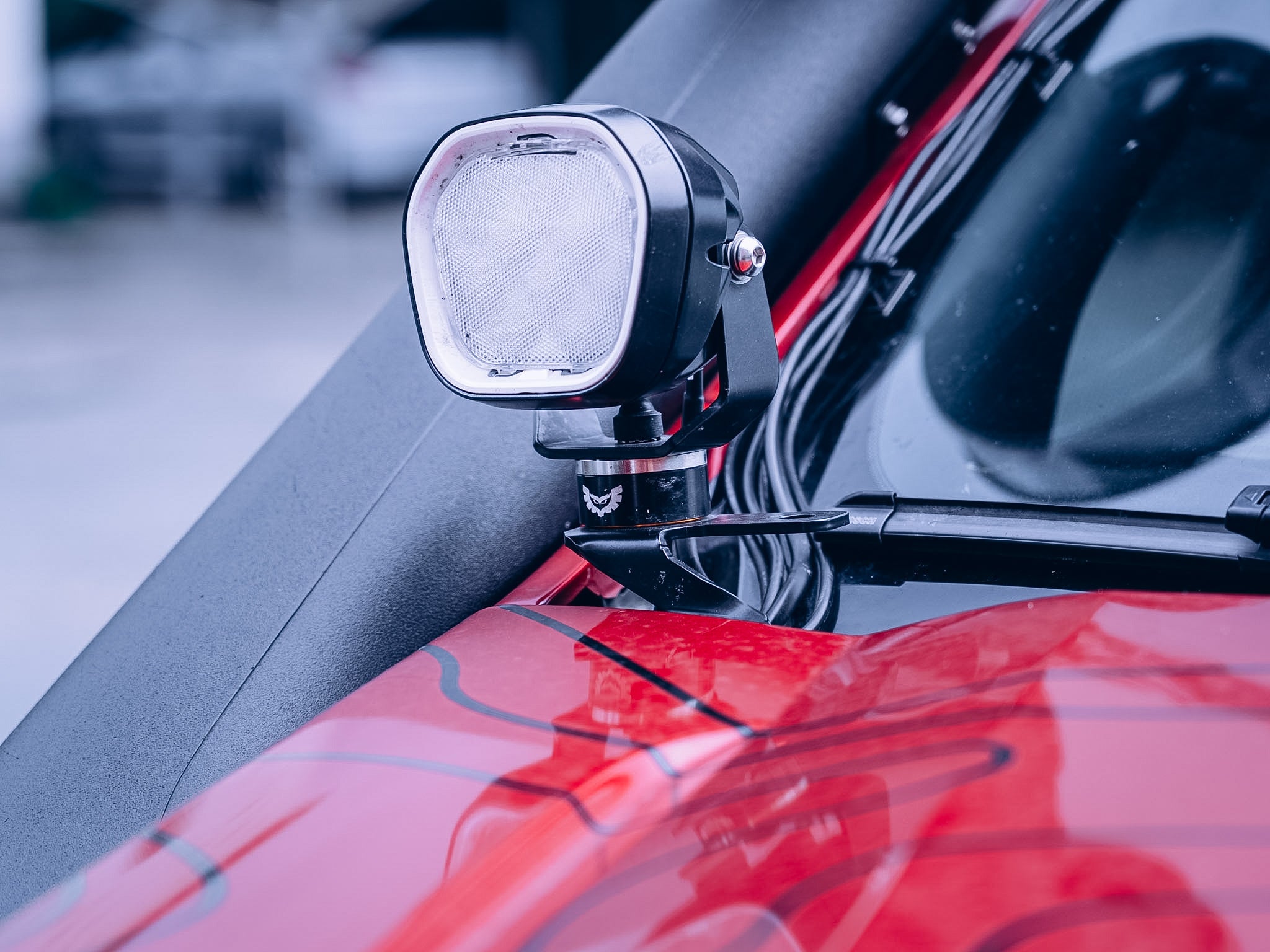 GPC Motorhaubenhalter für LED Spots - Ford Ranger & Ranger Raptor (2011-2023)