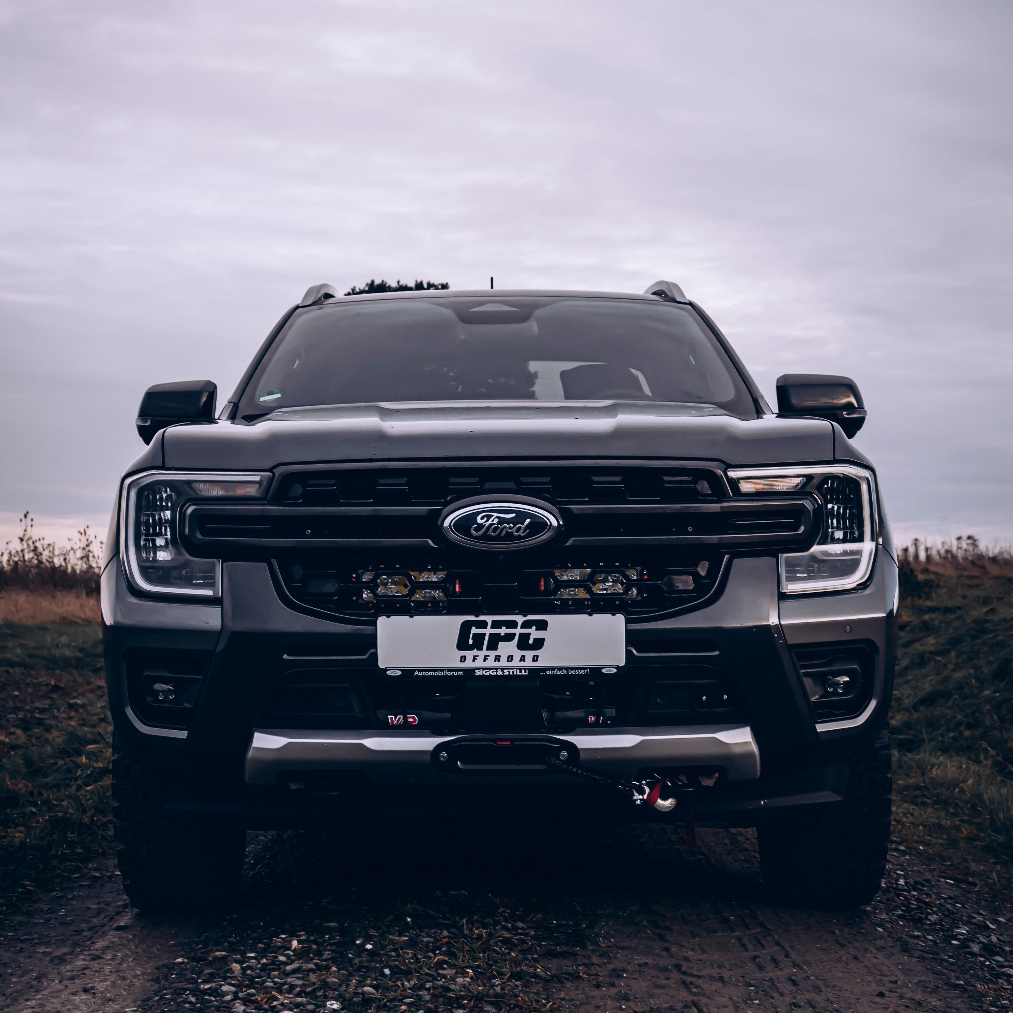 Seilwindenträger für Ford Ranger & VW Amarok (ab 2023-) - GPC-Offroad