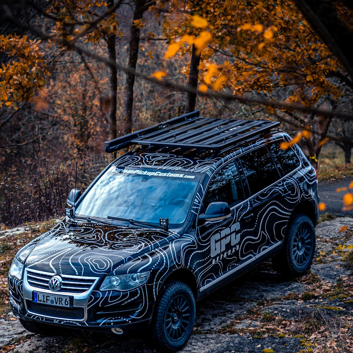 VW Touareg (Gen. 1)  RHINO-RACK™ Plattform Pioneer 6 1500X1240 inkl. RLT600 - GPC-Offroad