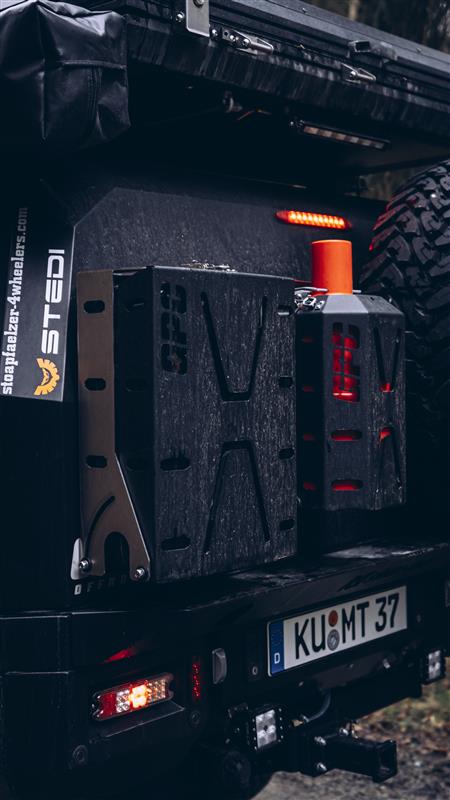 GPC Kanisterhalterung Universal 20L - kippbar, schwarz