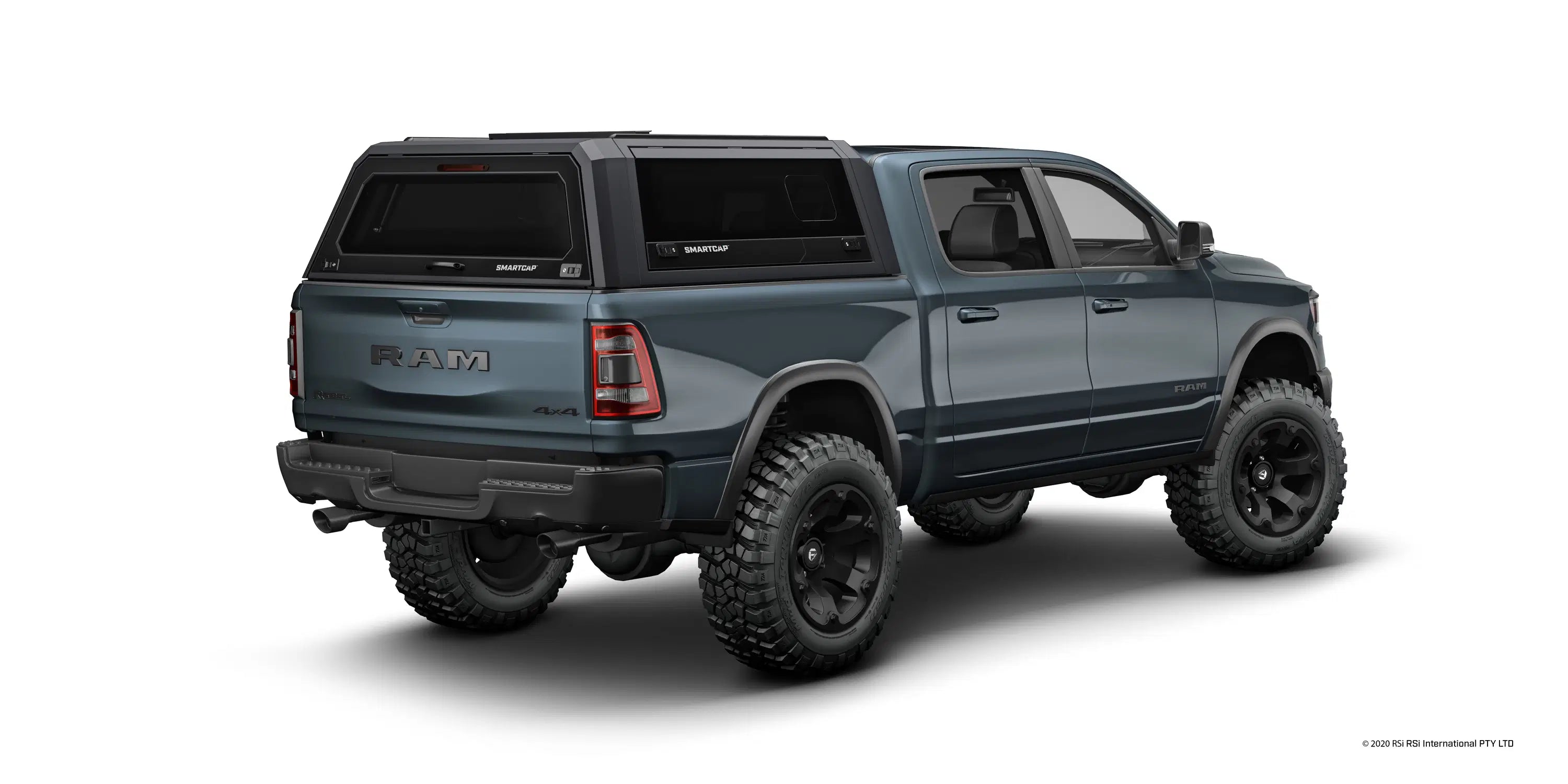 RSI EVO Sport Edelstahl Hardtop - (Dodge) RAM 1500 DoKa (ab 2019-) m. Standard Ladefläche (6,4‘)- Schwarz Matt - GPC-Offroad