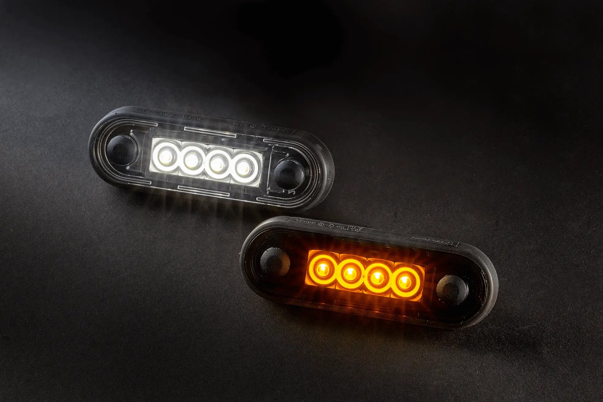 Frontblitzer / Umrissleuchte - Fristom FT-073B DARK  - WEIß - GPC-Offroad