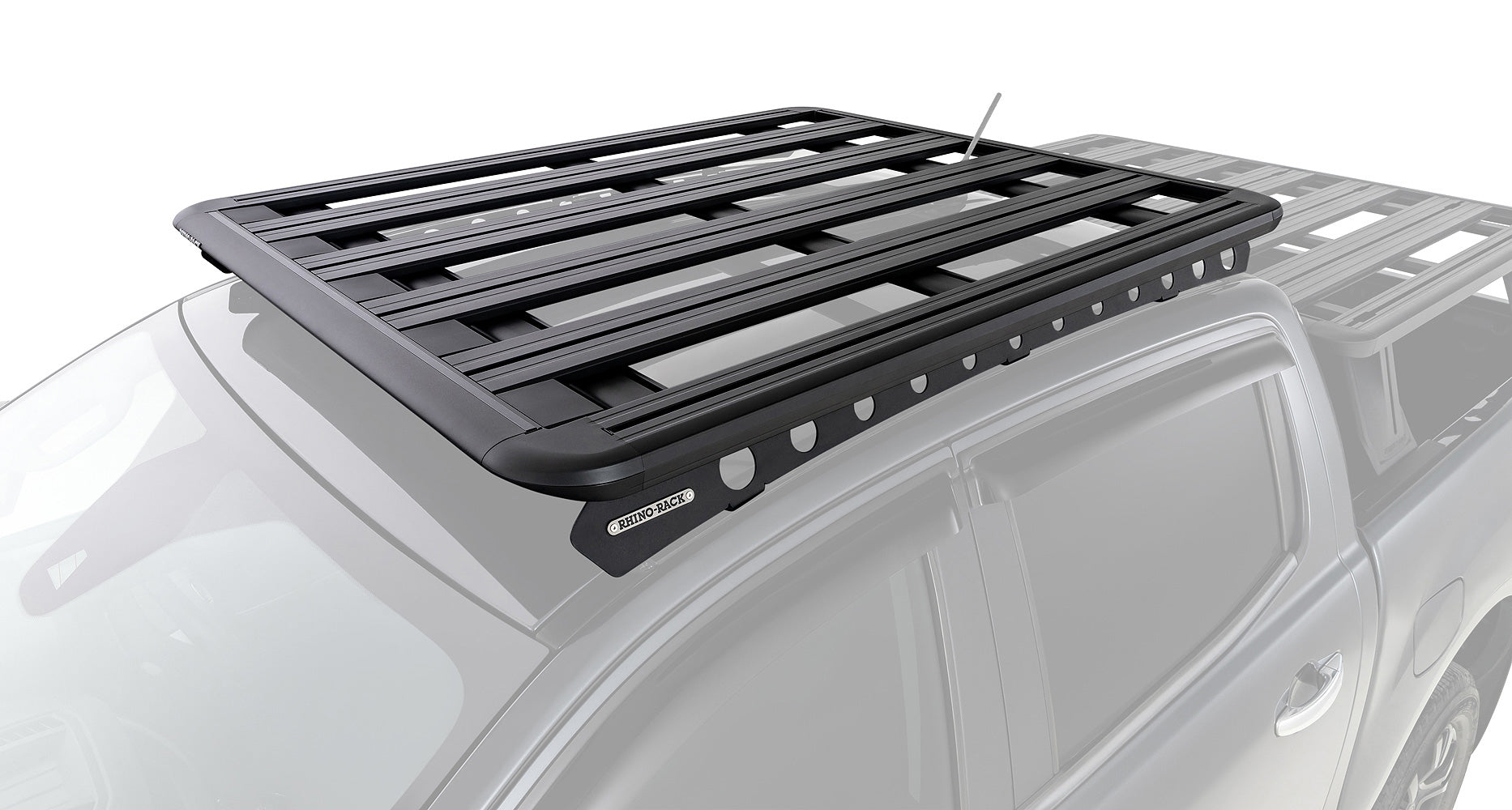 Ford Ranger D/Cab &amp; Raptor (2012-23) RHINO-RACK™ Pioneer 6 Platform 1500X1240 Backbone