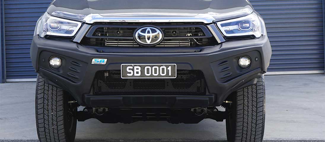 ARB Stealthbar HD-Seilwindenstoßstange für Toyota Hilux (ab 2015+) mit Gutachten, Nebelscheinwerfer, Montagkit