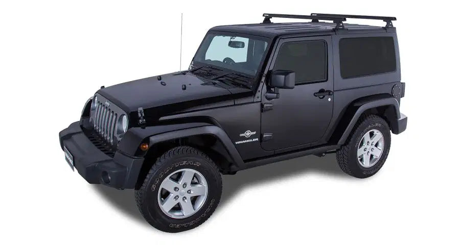 Rhino Rack Heavy Duty Querträger - 1500mm (2),schwarz - Backbone, RLT600, Wrangler JK, (2 Türer)