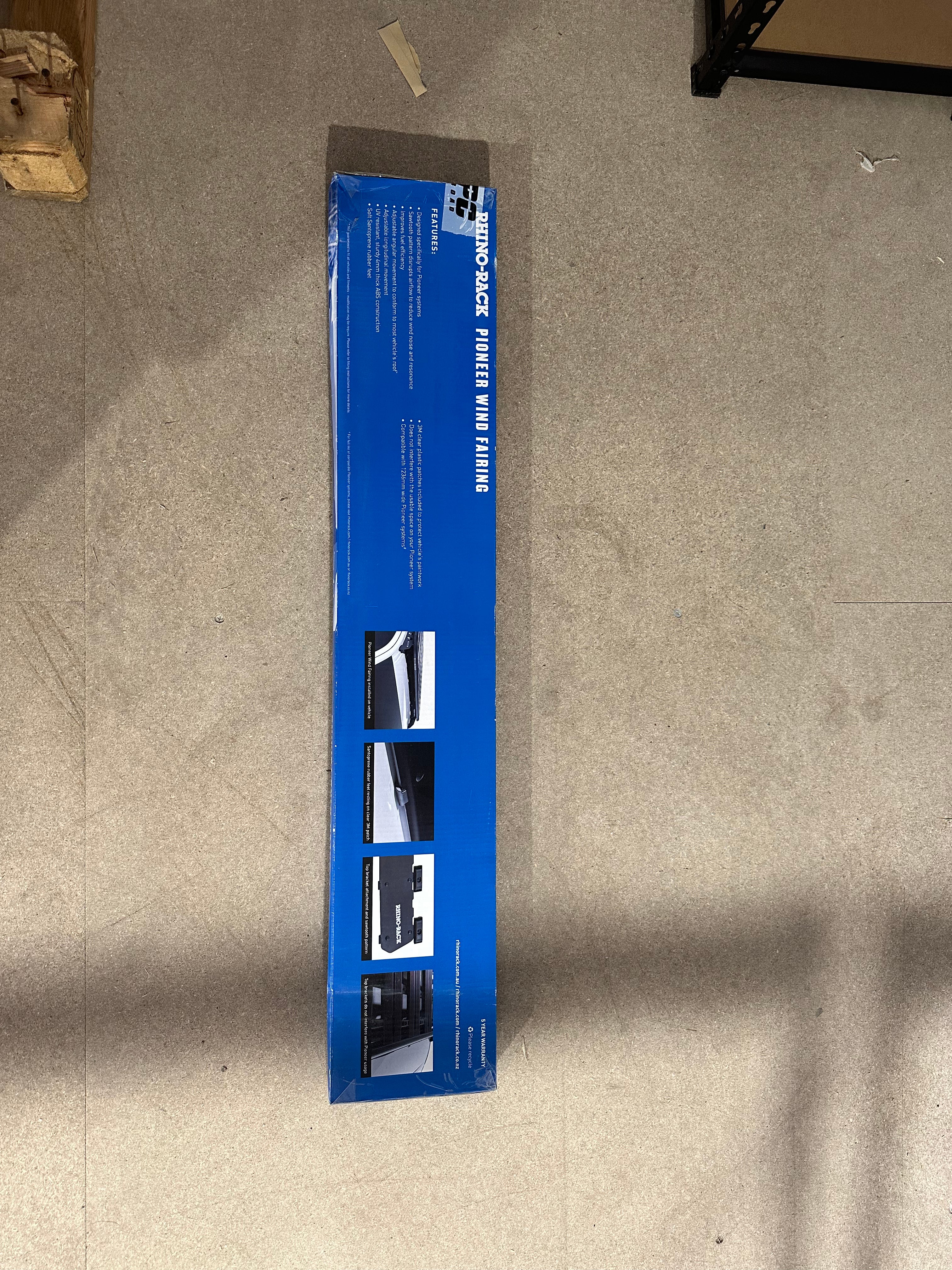 Rhino Rack - Windabweißer für Pioneer 4 Platform / Tradie / Tray - 1236mm