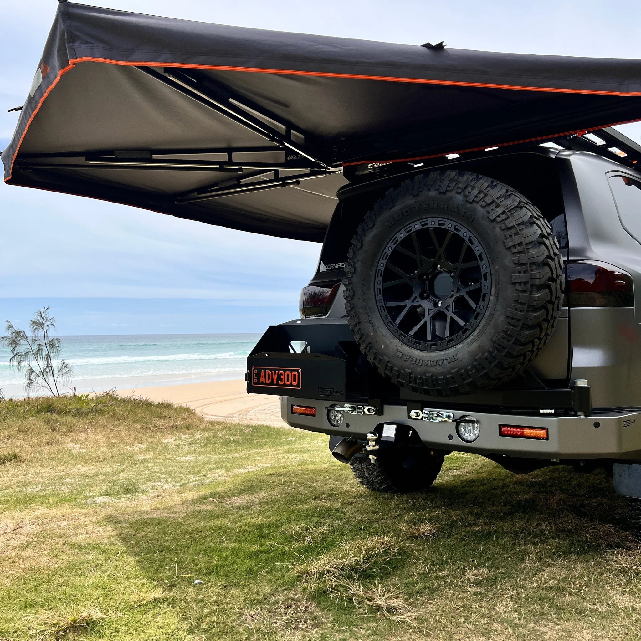 CampBoss BOSS SHADOW 270XL Markise mit Zelt-Eingang - GPC-Offroad