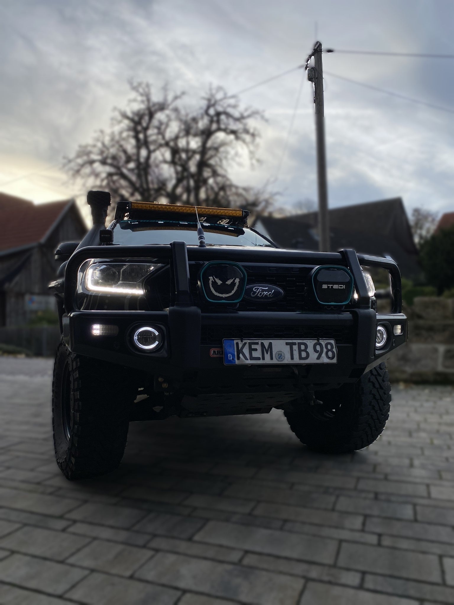 STEDI LED fog lights for ARB Summit Bull Bar