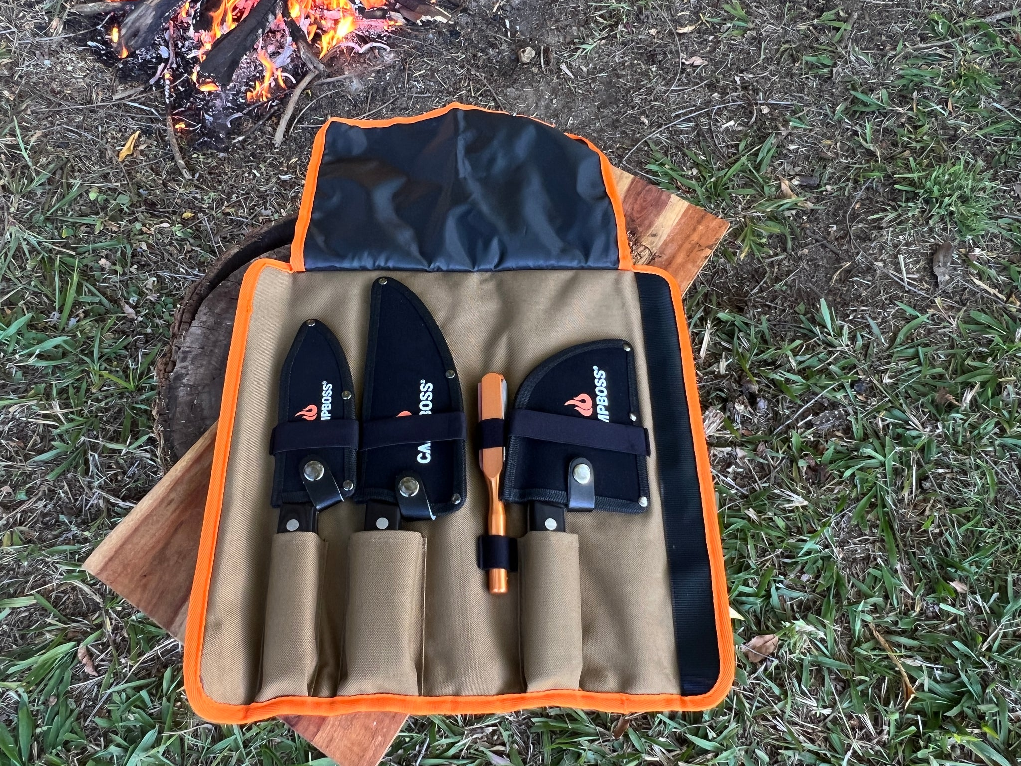 All 4 Adventure CampBoss4x4 Knife Roll - Messer Rolle