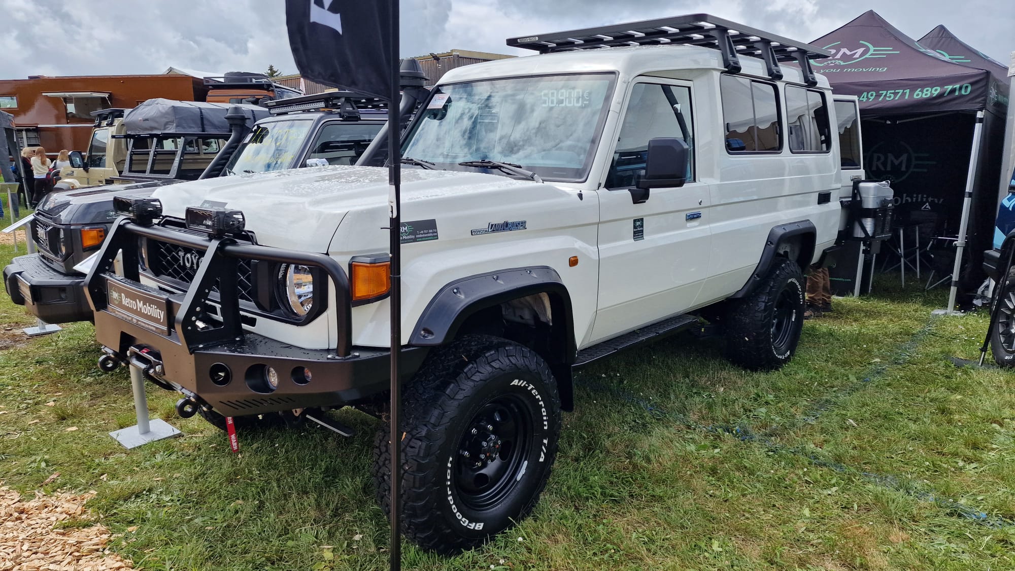 Kut Snake Kotflügelverbreiterung Toyota Landcruiser 78 Series (ab 2024-) - 50 mm Breite - GPC-Offroad