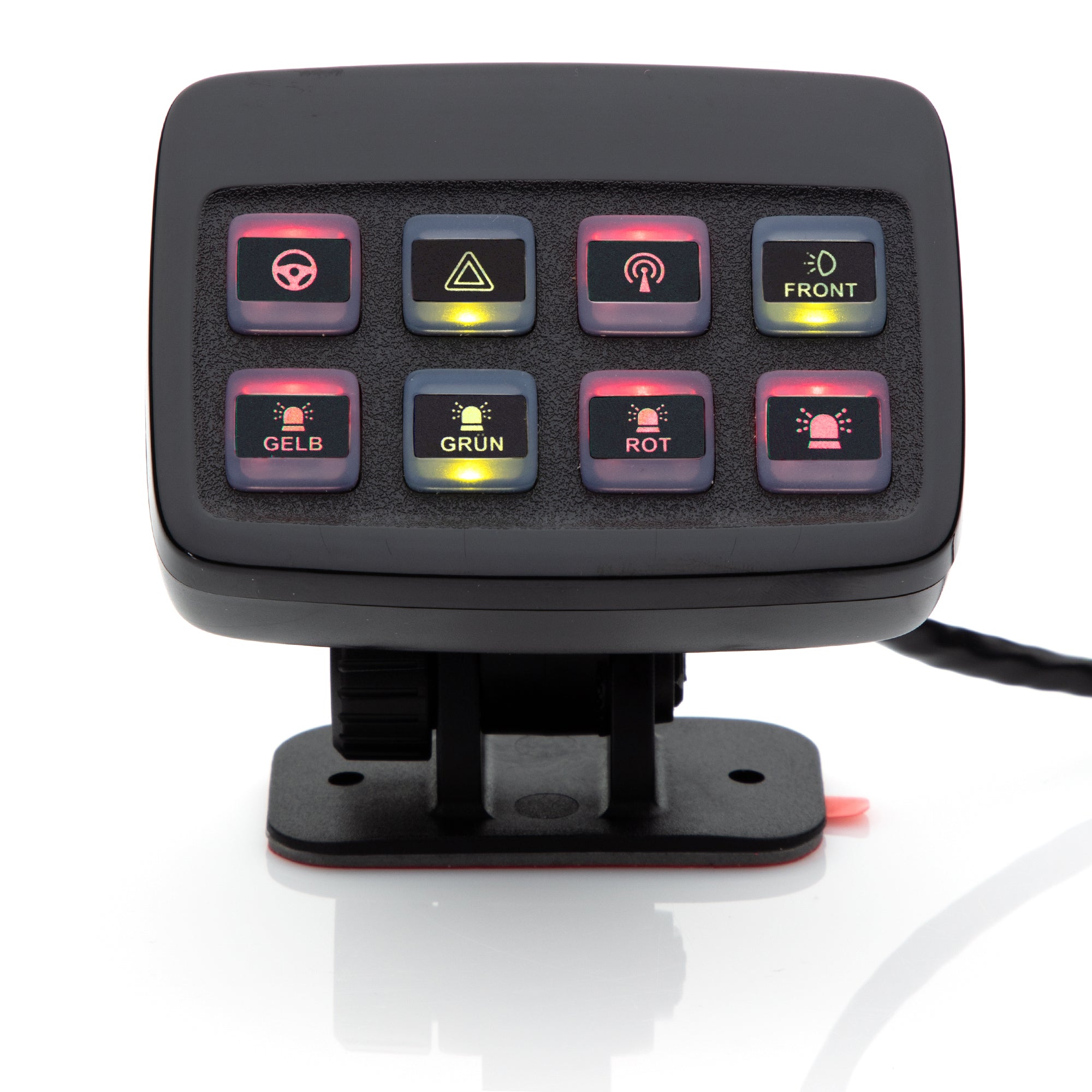 Universal Bedienpanel - B8-V2 inkl. Relaisstation (8 Schaltplätze) - GPC-Offroad