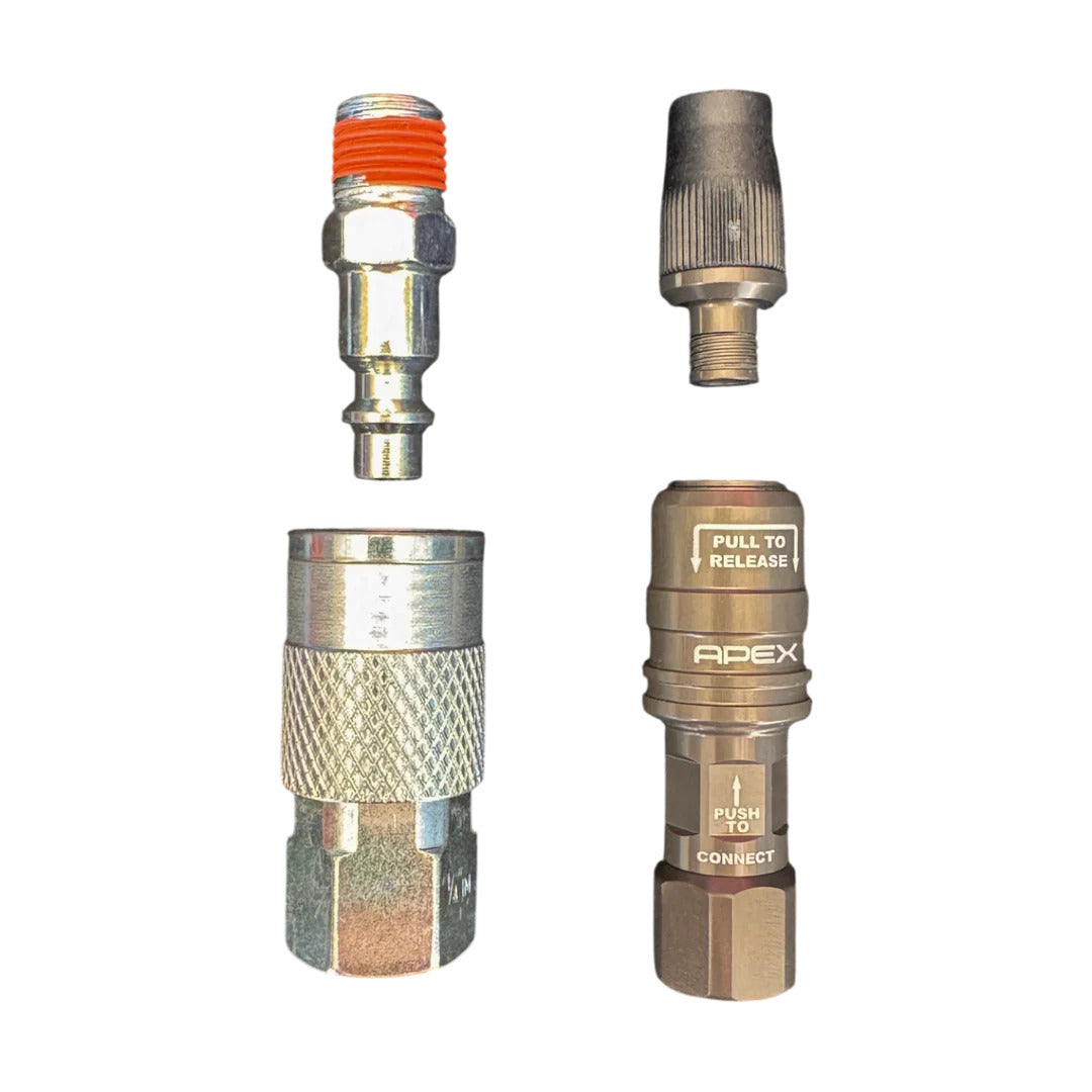 APEX - Compact Quick Coupler to APEX Nylon Braided Hose