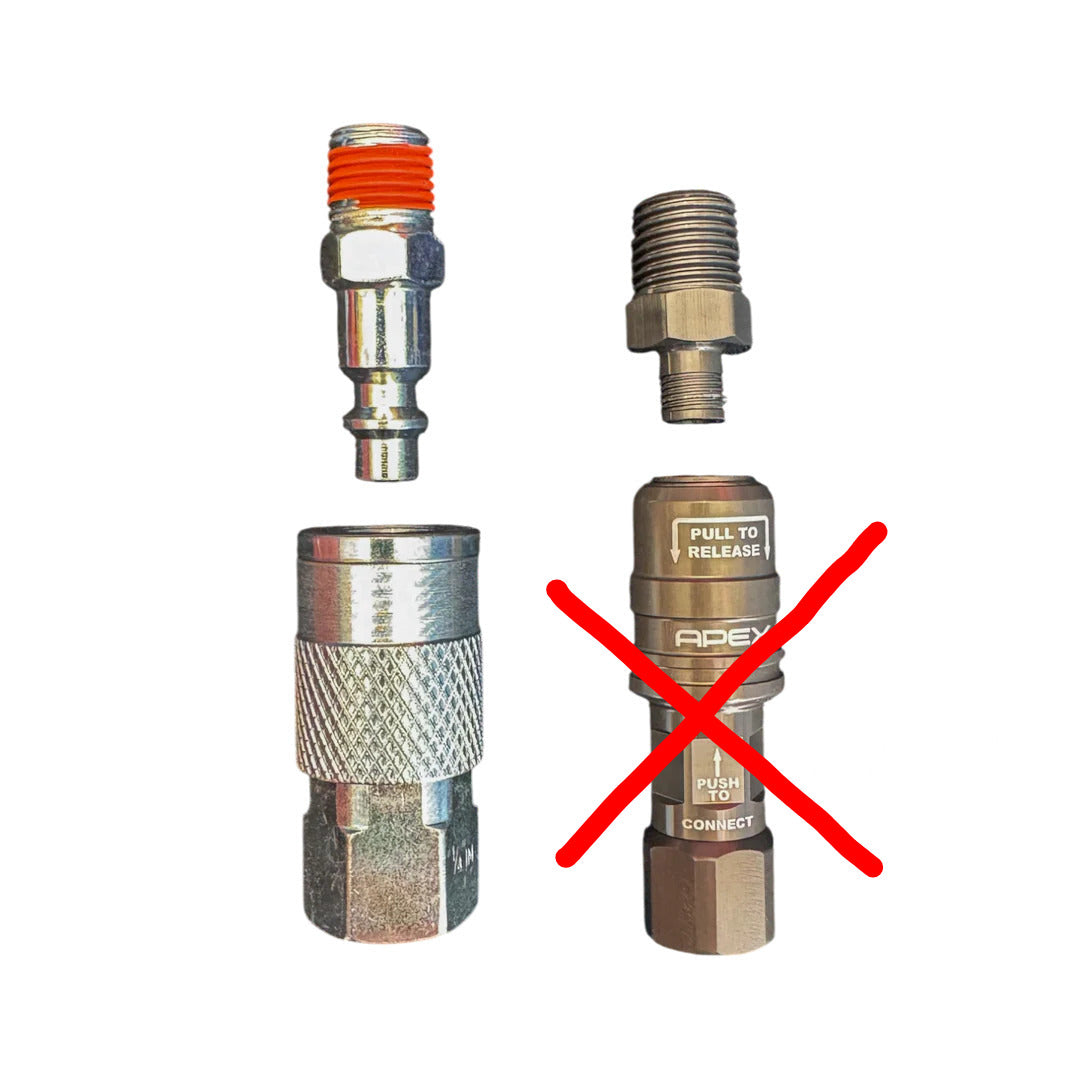 APEX - Compact Quick Coupler to 1/4 NPT