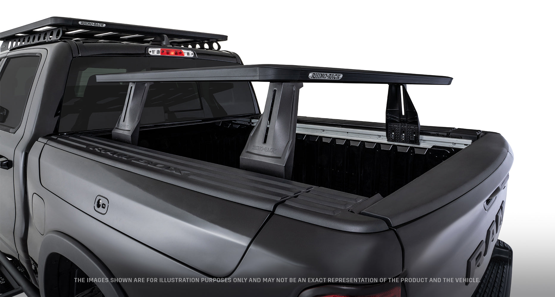 Reconn-Deck Ladeflächenrack für RAM1500 (Gen. 4 & 5 mit RAMBOX) inkl. Pioneer 6 Plattform 1500x1430mm - GPC-Offroad