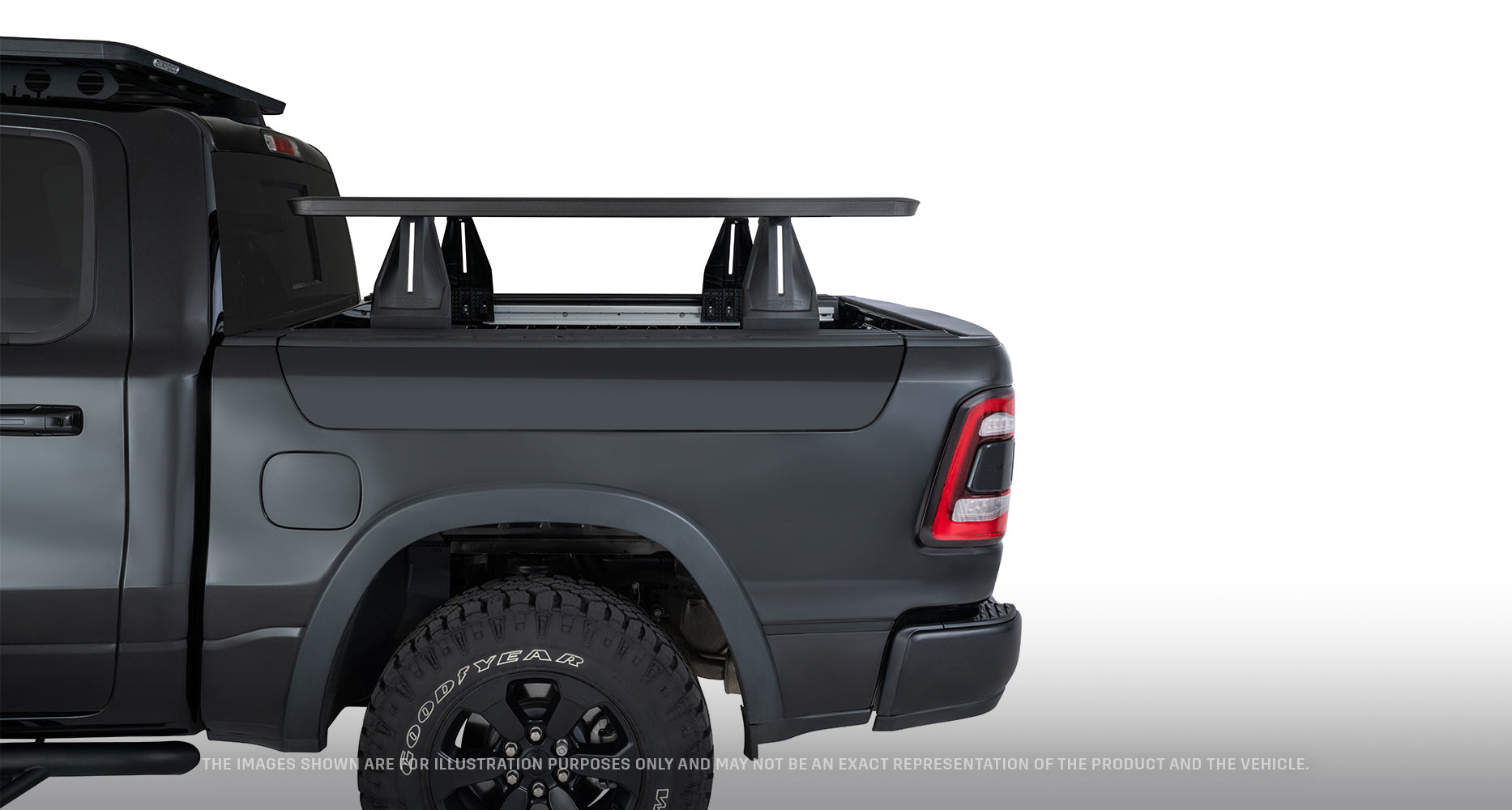 Reconn-Deck Ladeflächenrack für RAM1500 (Gen. 4 & 5 mit RAMBOX) inkl. Pioneer 6 Plattform 1500x1430mm - GPC-Offroad