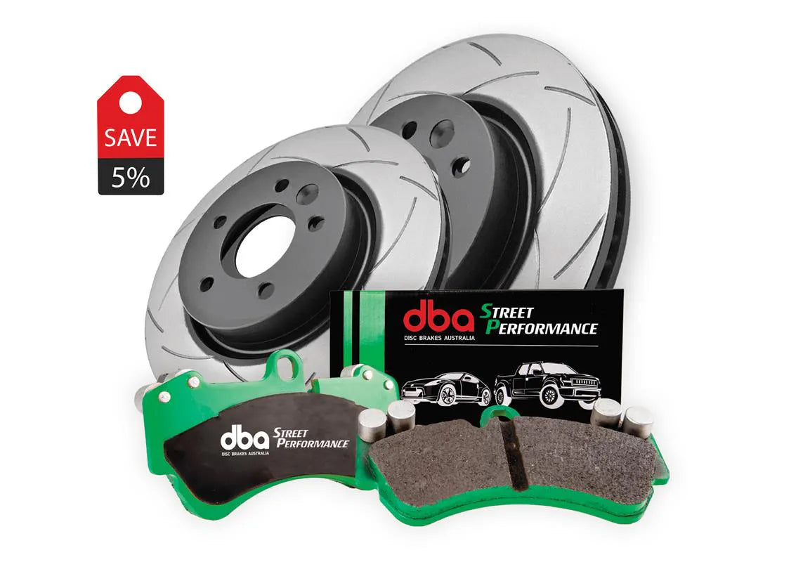 DBA Performance Brakes - Mitsubishi Pajero (1999-2019) -  T2 Street Performance Bremsscheiben & Beläge (SP) Set - (Hinten)