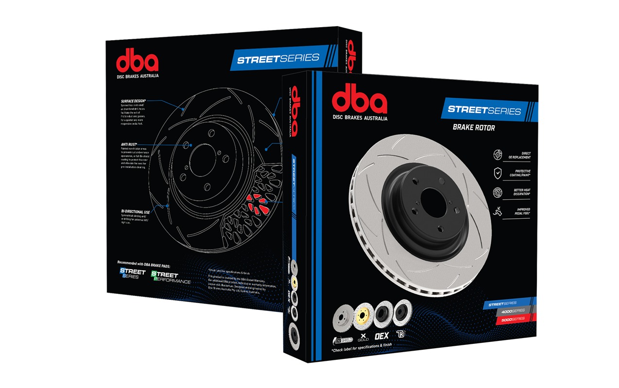 DBA Performance Brakes - Jeep Wrangler (JL, ab 2018-) - Street Series Set - T2 (Vorne)