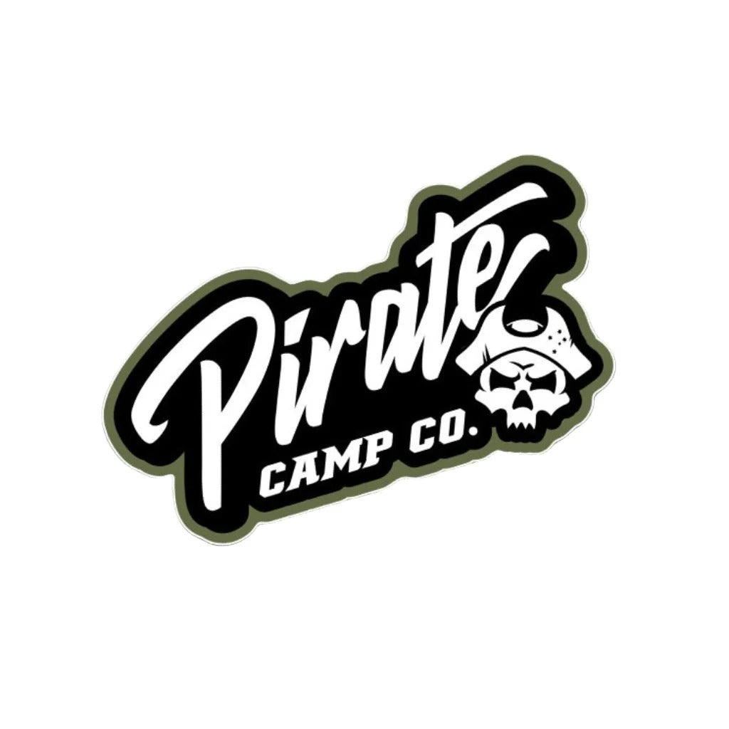 Grüner Sticker 120mm - Pirate CAMP CO.