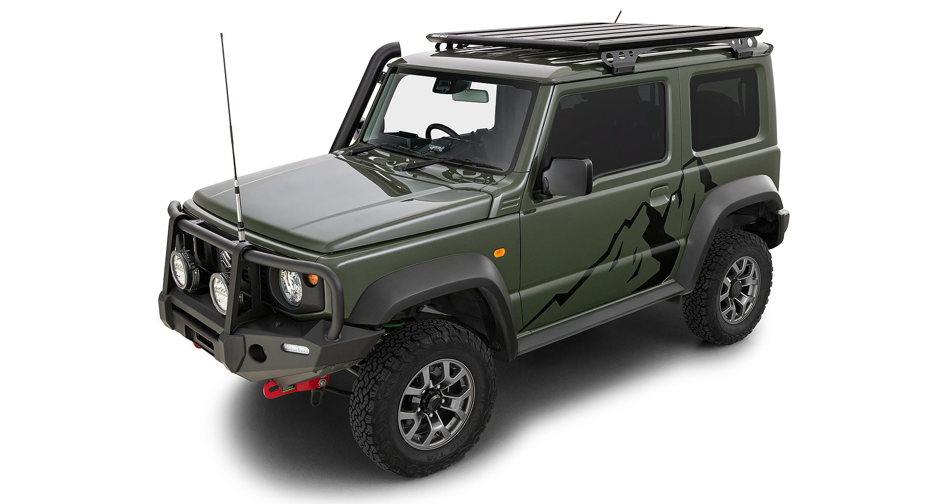 Suzuki Jimny (GJ,HJ ab 2018-) RHINO-RACK™  Plattform Pioneer(LT) inkl. Backbone