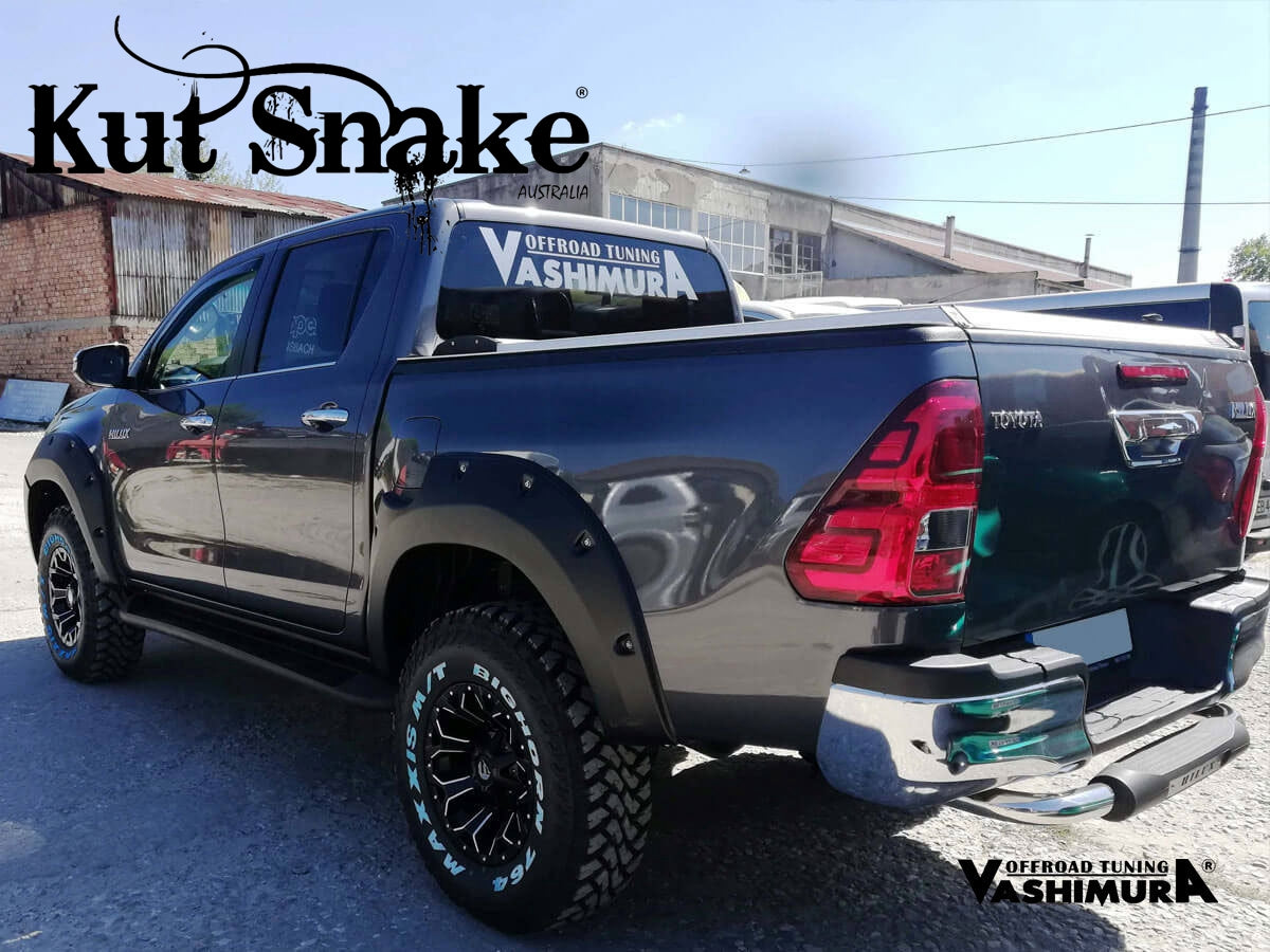 Kut Snake fender flares Toyota Hilux REVO (from 2021+) - 75mm width