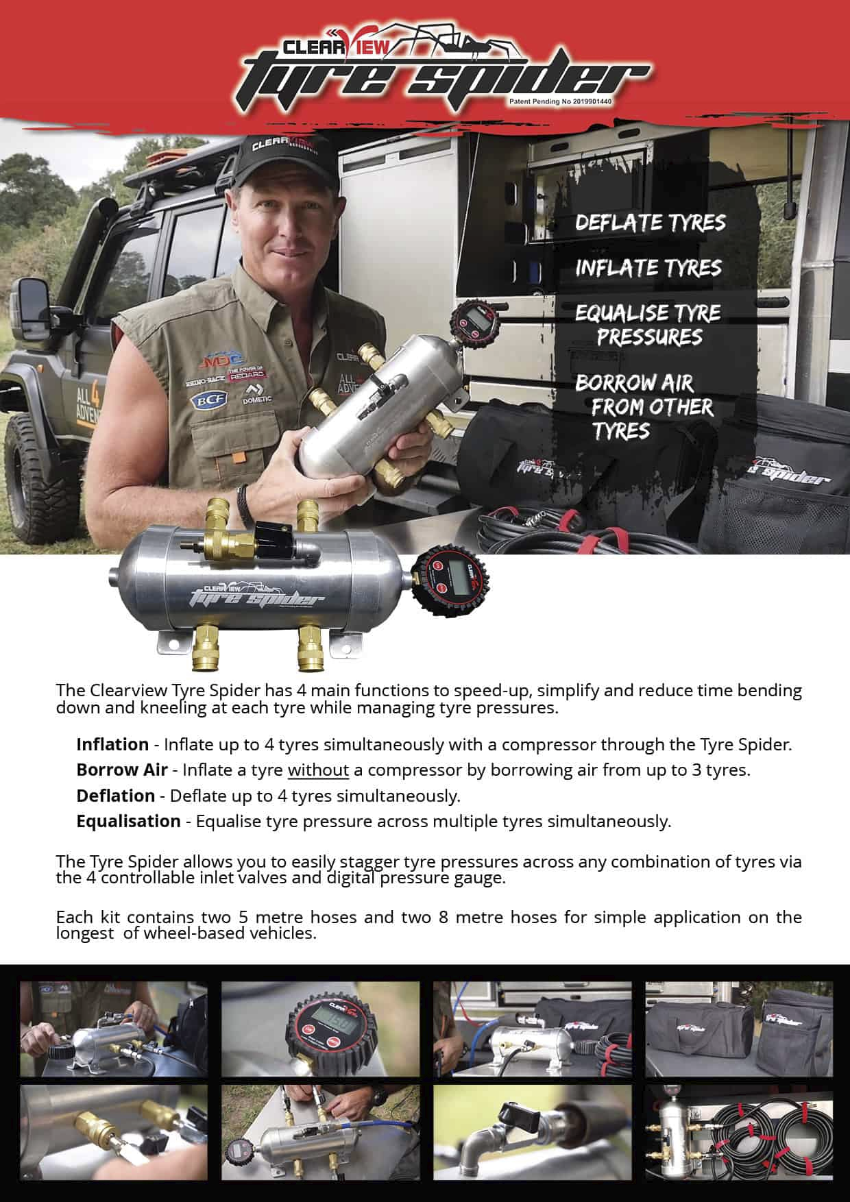 Clearview - TireSpider - Tire Inflator