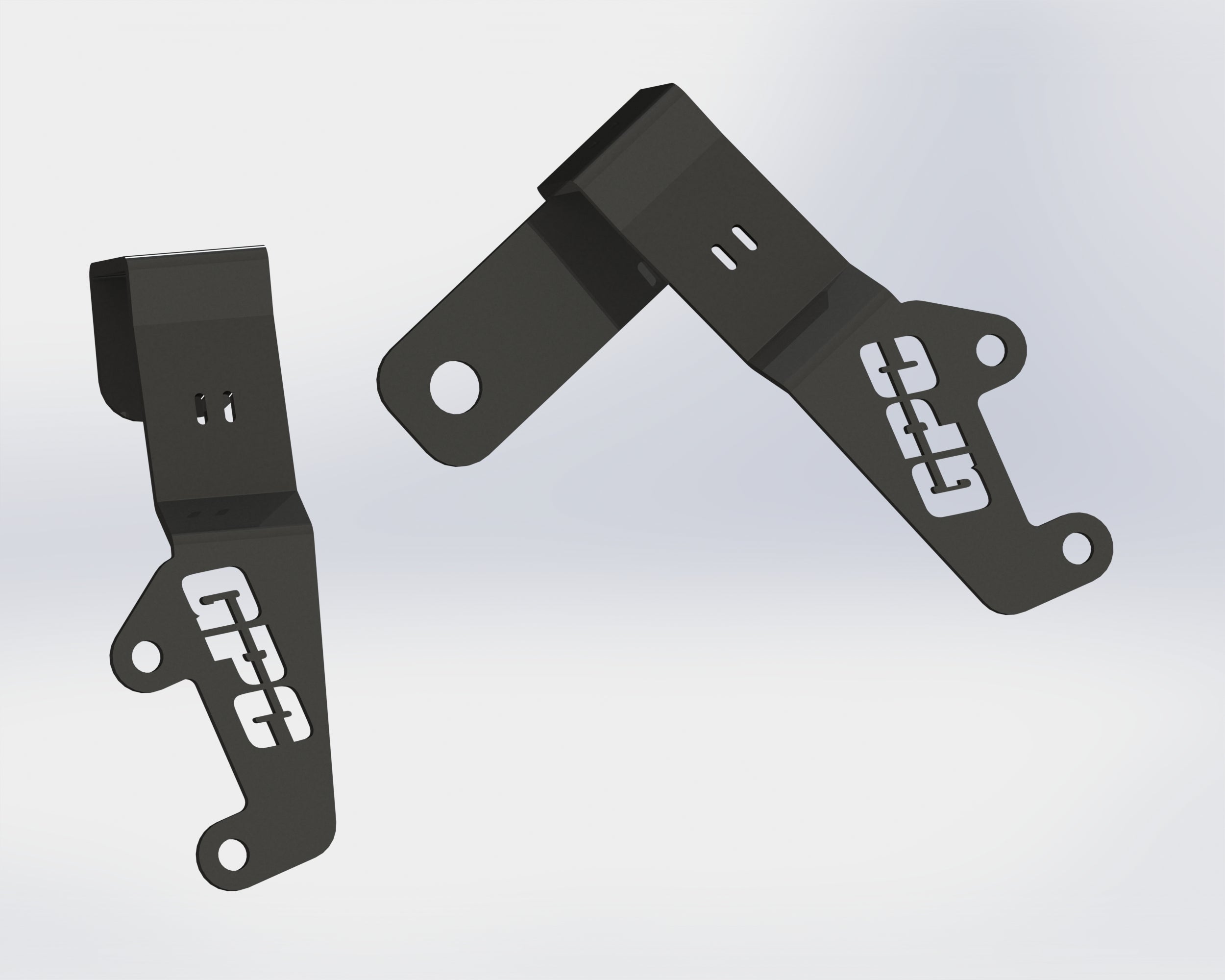 Hood bracket for LED spots - ISUZU Dmax (2012-2020)