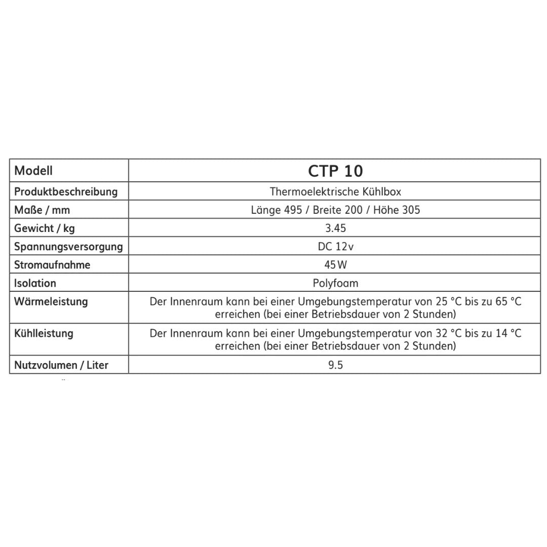 MyCOOLMAN "The Commuter" Thermoelektrische Kühl-/Wärmebox Kühlbox 9,5L - 12V