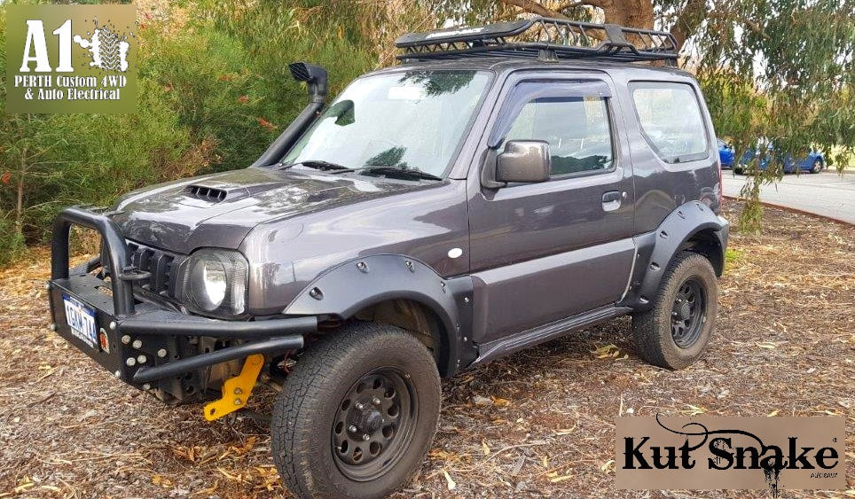 Kut Snake Kotflügelverbreiterung Suzuki Jimny FJ "Monster" - 100 mm Breite - Struktur Oberfläche