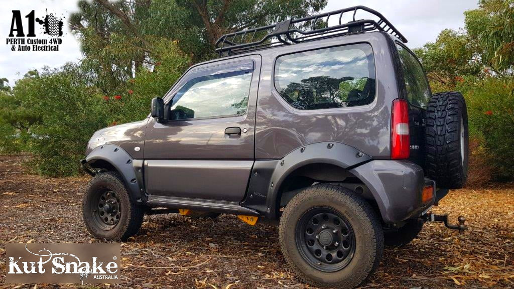 Kut Snake Kotflügelverbreiterung Suzuki Jimny FJ "Monster" - 100 mm Breite - Struktur Oberfläche