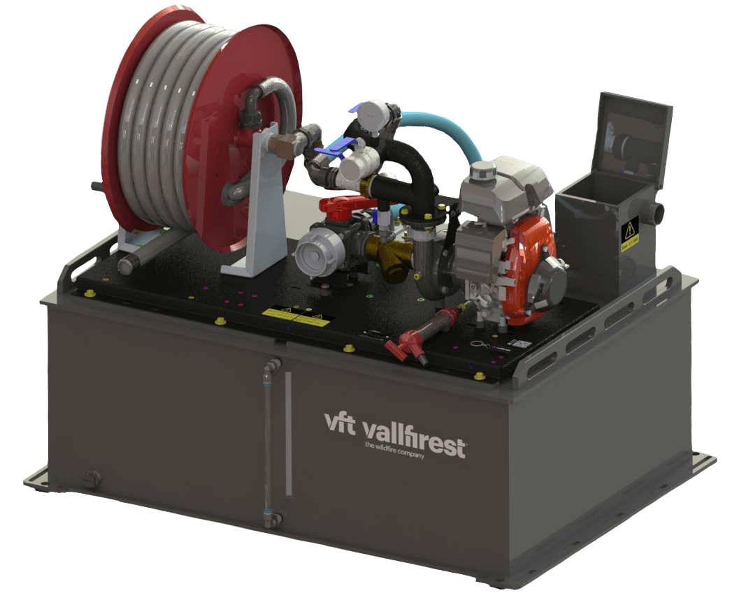 Vallfirest - Schnellangriffs-/Löschmodul - Für UTV inkl. Pumpe & PP-Tank 36L