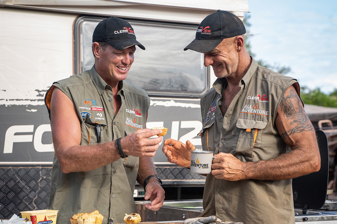 All 4 Adventure Enamel Geschirr-Set (12pcs) - GPC-Offroad