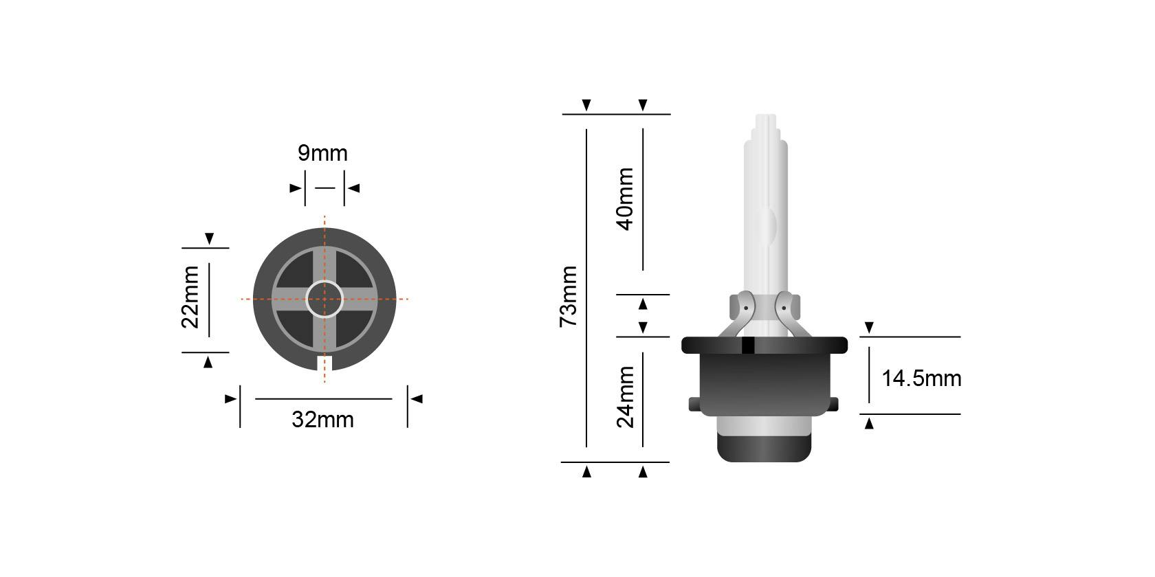 STEDI D2S Xenon HID Lampe