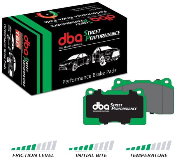 DBA Performance Brakes - Toyota Landcruiser, Mitsubishi Pajero - Bremsbeläge Street Performance (Vorne)